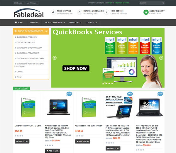 fabledeal inc website thumb